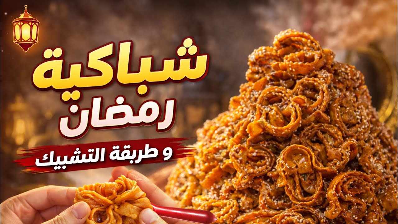 شباكية رمضان ناجحة 100%🌙🍯 مع طريقة التشباك خطورة بخطوة