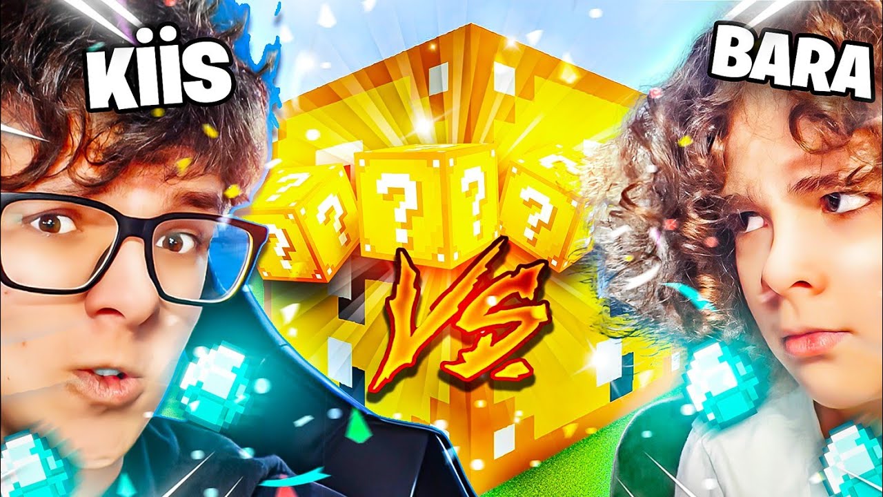 BARA VS KIIS LUCKY BLOCK RACE MINECRAFTBAN!