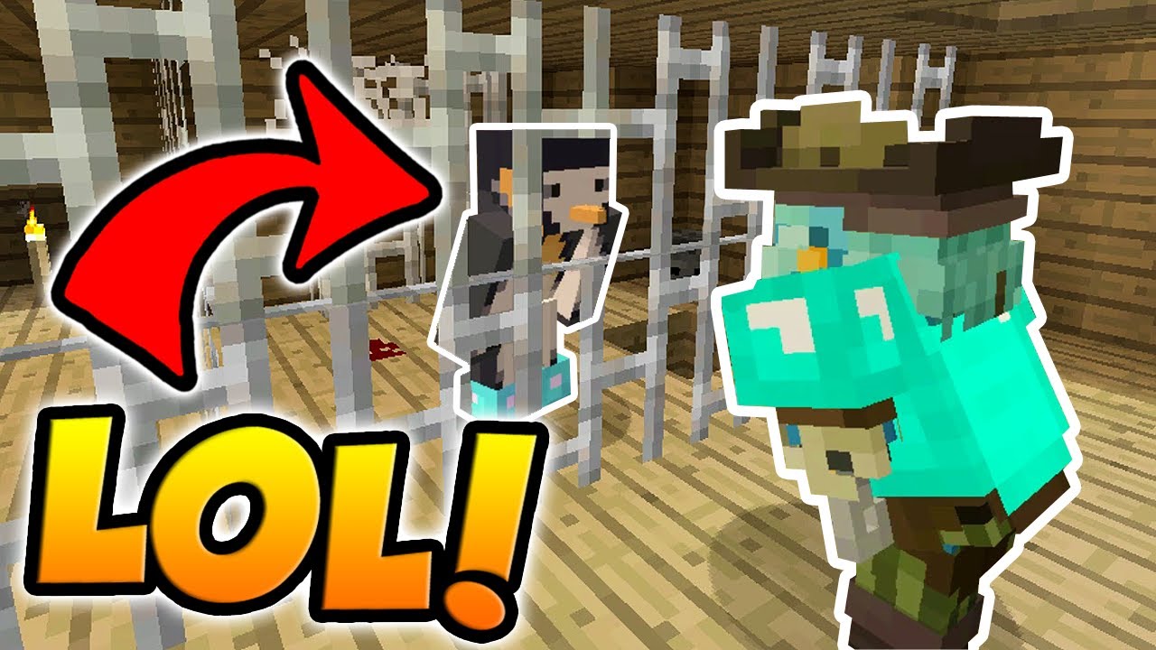 IRON BAR TROLL IN MINECRAFT HIDE AND SEEK! (Pirates of the Caribbean 5 Themed)