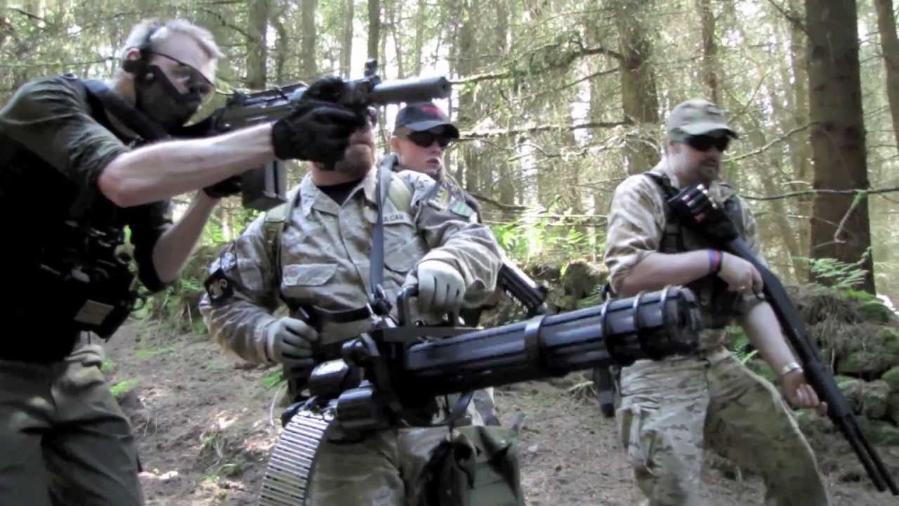 M134 Minigun Section8 Airsoft War Scotland HD