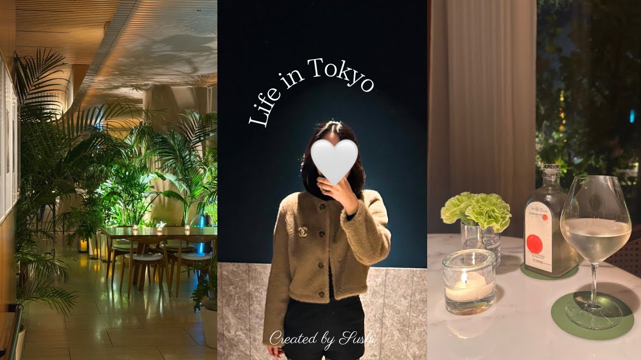 【Vlog】Life in Tokyo🗼外食多めの1週間|彼と朝まで飲んだ平日| BAKUNEレポ|朝パンは関西弁？