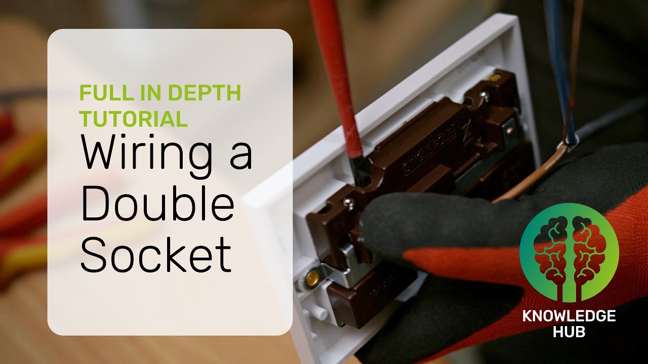 How to wire an electrical double socket in depth tutorial | Electrical Tutorial