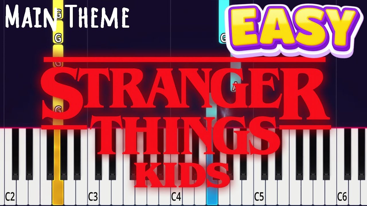 Stranger Things – Kids | Easy Piano Tutorial