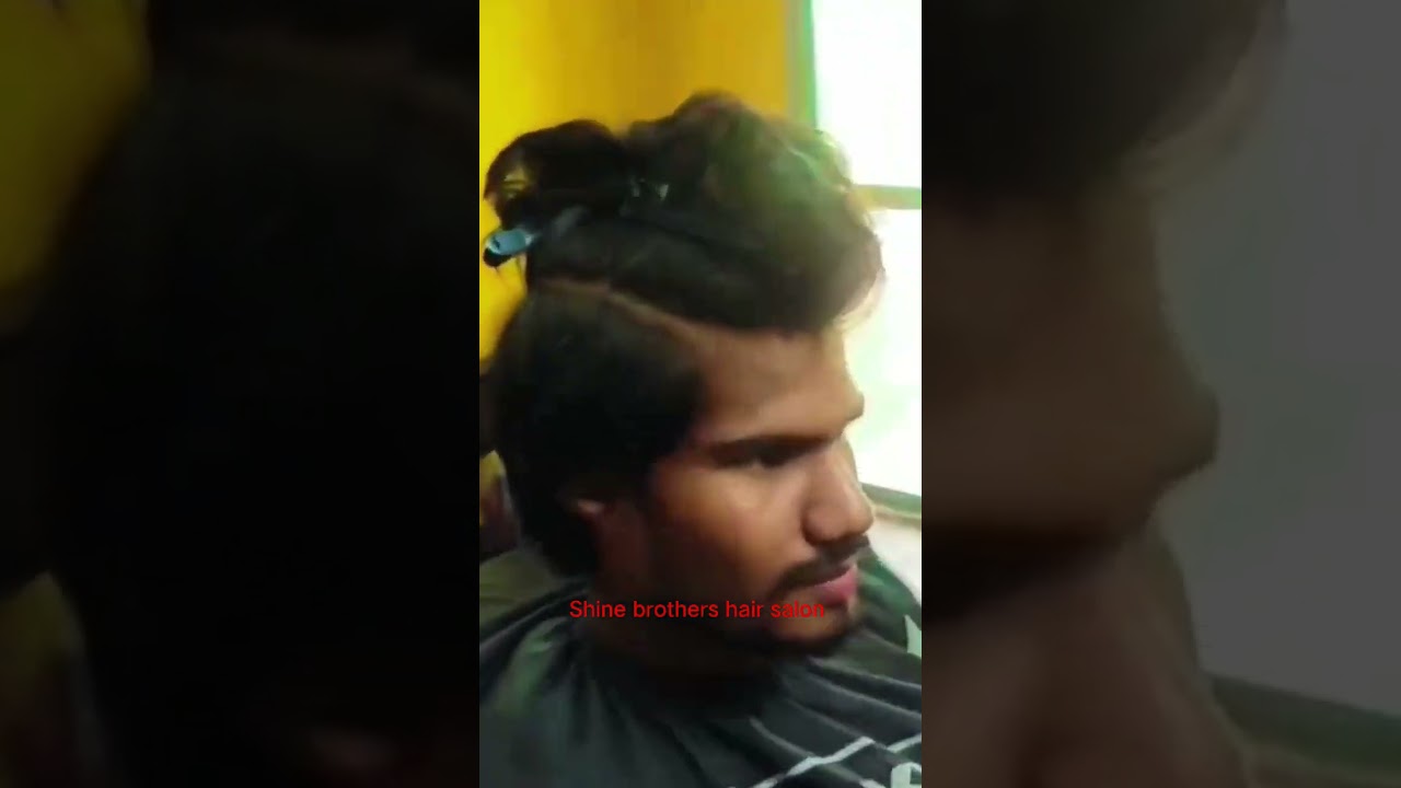 v shape hair cutting ✂️✂️