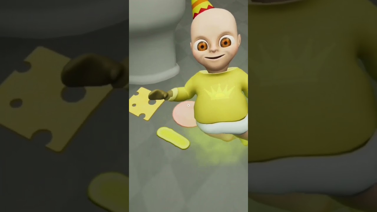 СМЕШНЫЕ МОМЕНТЫ В ИГРЕ BABY IN YELLOW Part 501
