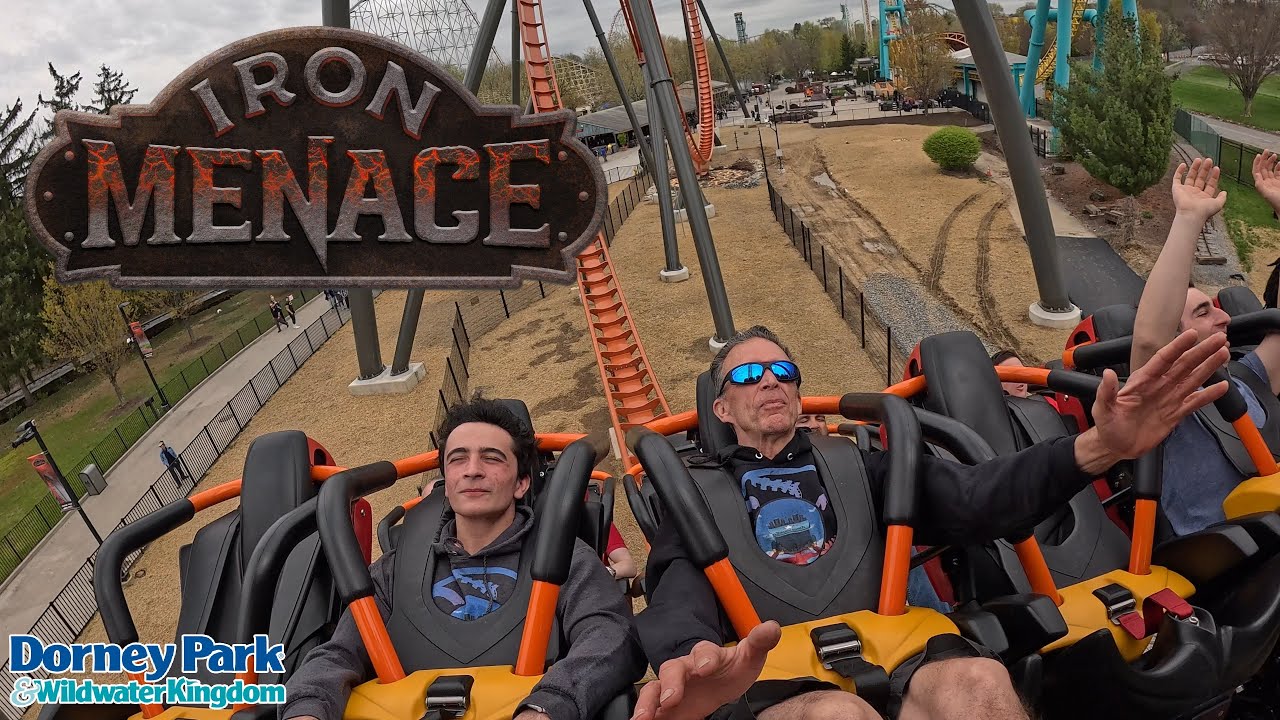 NEW Iron Menace On-Ride Reaction! | Dorney Park New-for-2024