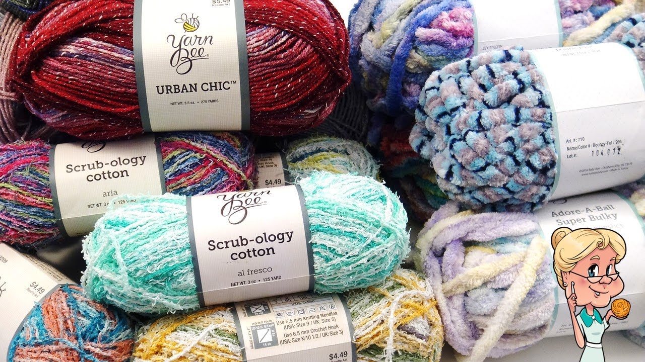 Hobby Lobby Yarn Haul - Beautiful Unique Yarns - #HOBBYLOBBY