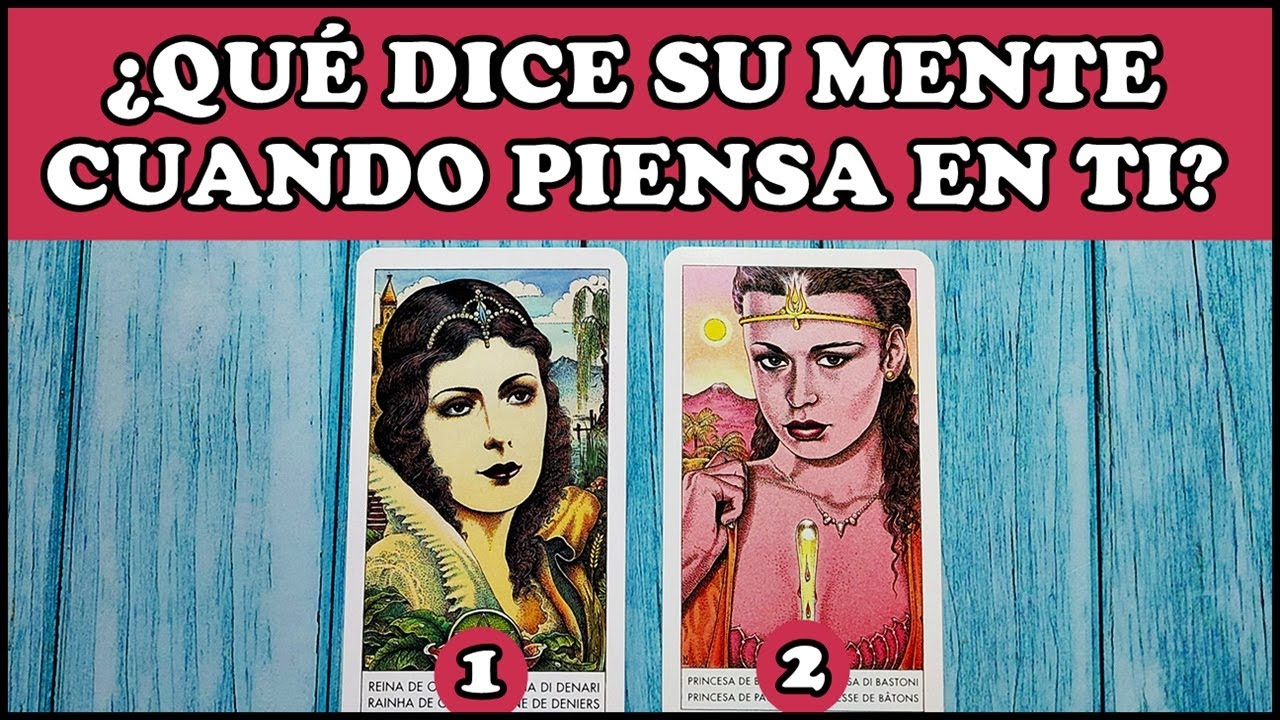 ¿Qué piensa cuando piensa en mí? (PALABRAS en su CABEZA)🔮 Tarot Interactivo Hoy
