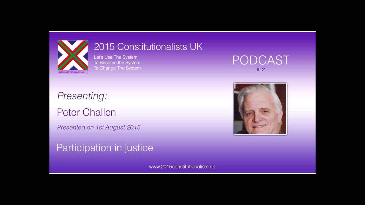 Episode 12 - Participation in justice