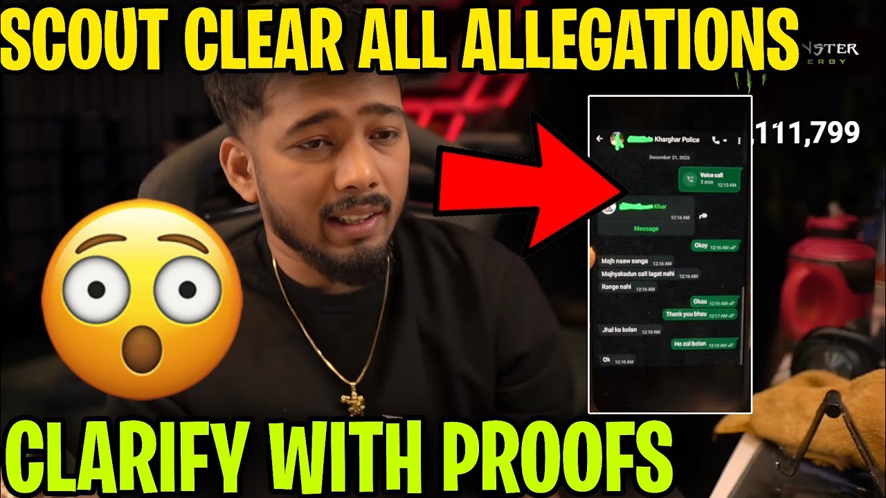 Scout Clear All Allegations 😳 Reply With Proofs ✅