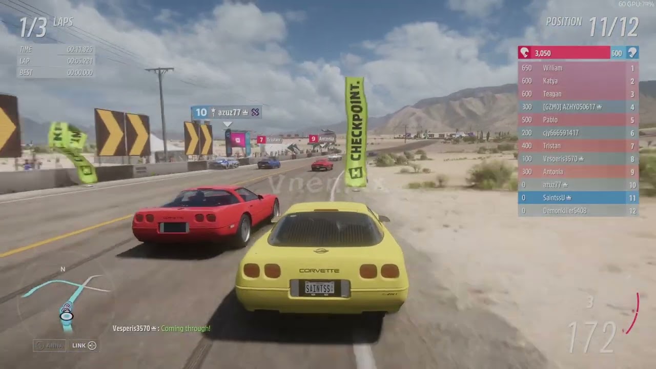 Forza Horizon 5 Seasonal Championship The Trial Corvetting The Competitions
