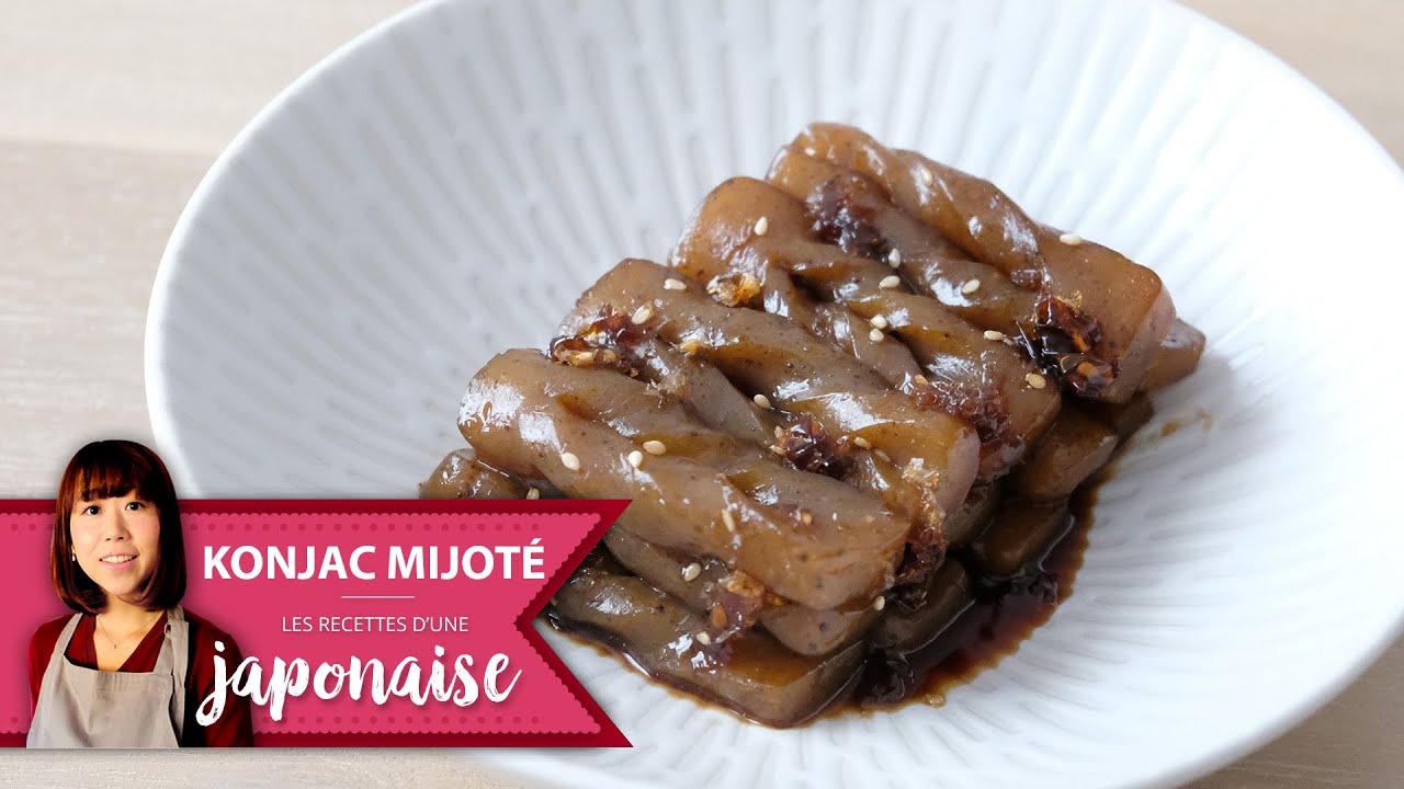 Recette Konjac mijoté | Technique de découpe | Les Recettes d'une Japonaise | Cuisine Japon