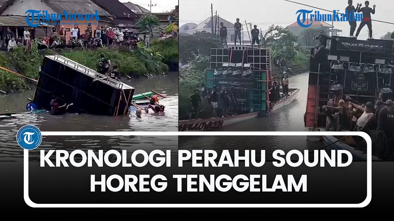 Perahu Sound Horeg Tenggelam saat Tradisi Nyadran di Sidoarjo, Tak Mampu Tahan Beban 1 Ton