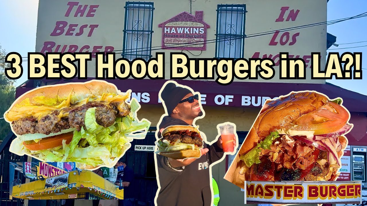 These 3 spots have the BEST Hood Burgers in Los Angeles?!