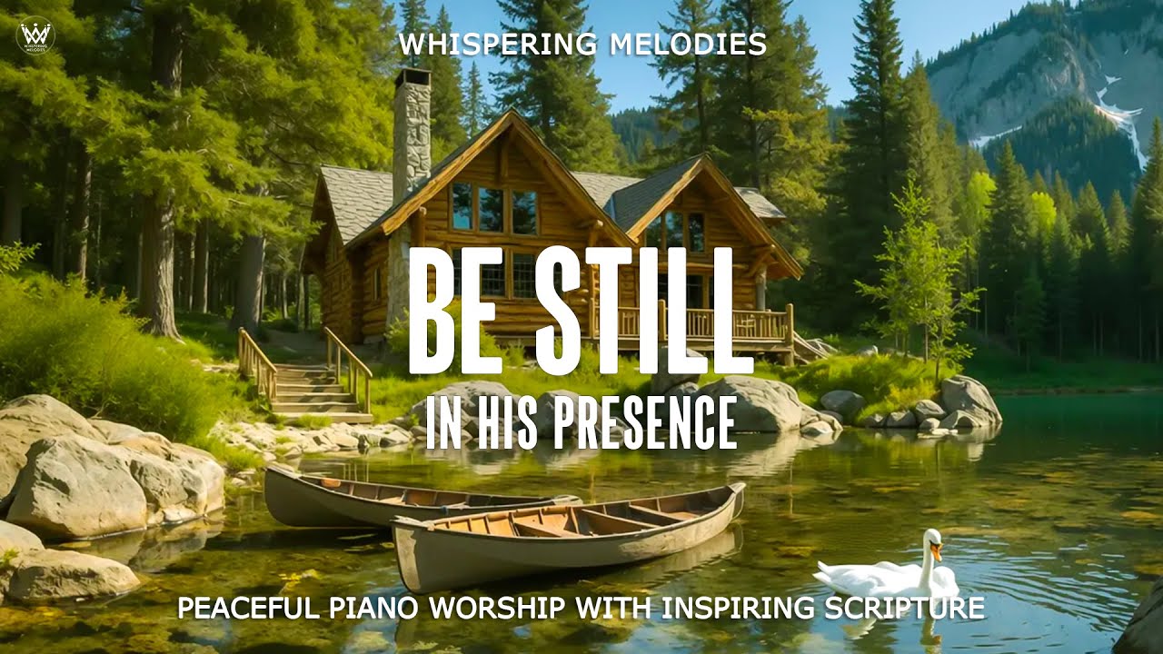 BE STILL IN HIS PRESENCE | Peaceful Piano Prayer Music With Scriptures & Beautiful Nature Scenes