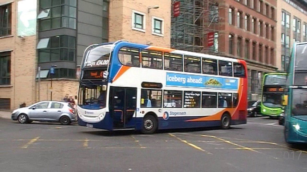 Stagecoach Buses At Queens Square Bus Station Liverpool On The 04/07/2017