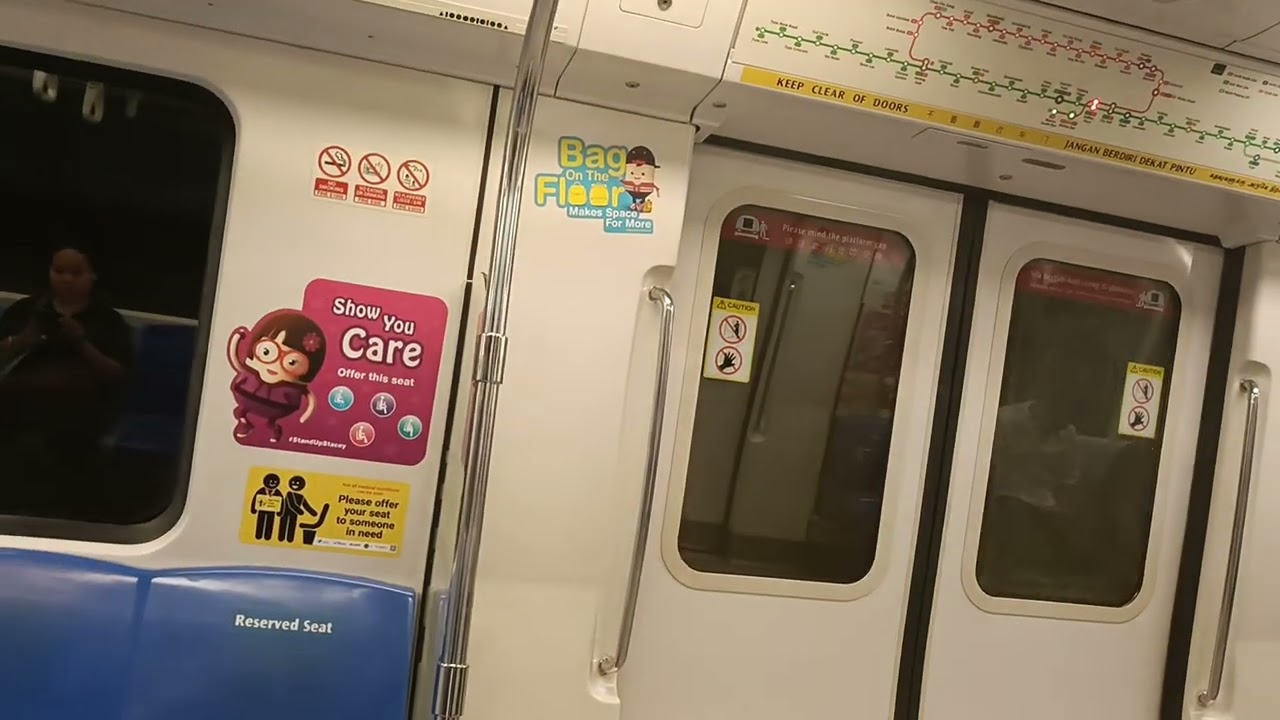 C151A SMRT NSL KSF Dhoby ghaut to marina bay 