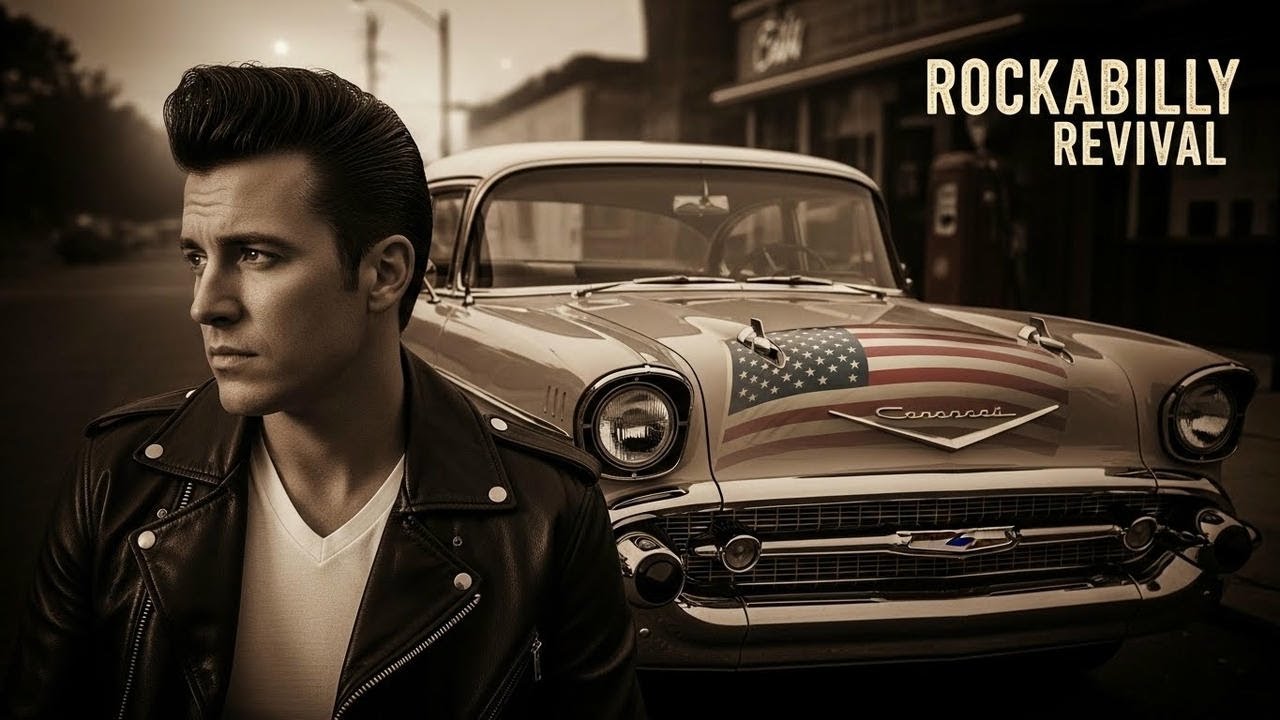 Late Nights Dreaming to 1950 USA Music 🔥 – Rockabilly USA Era That Still Feels Like Home