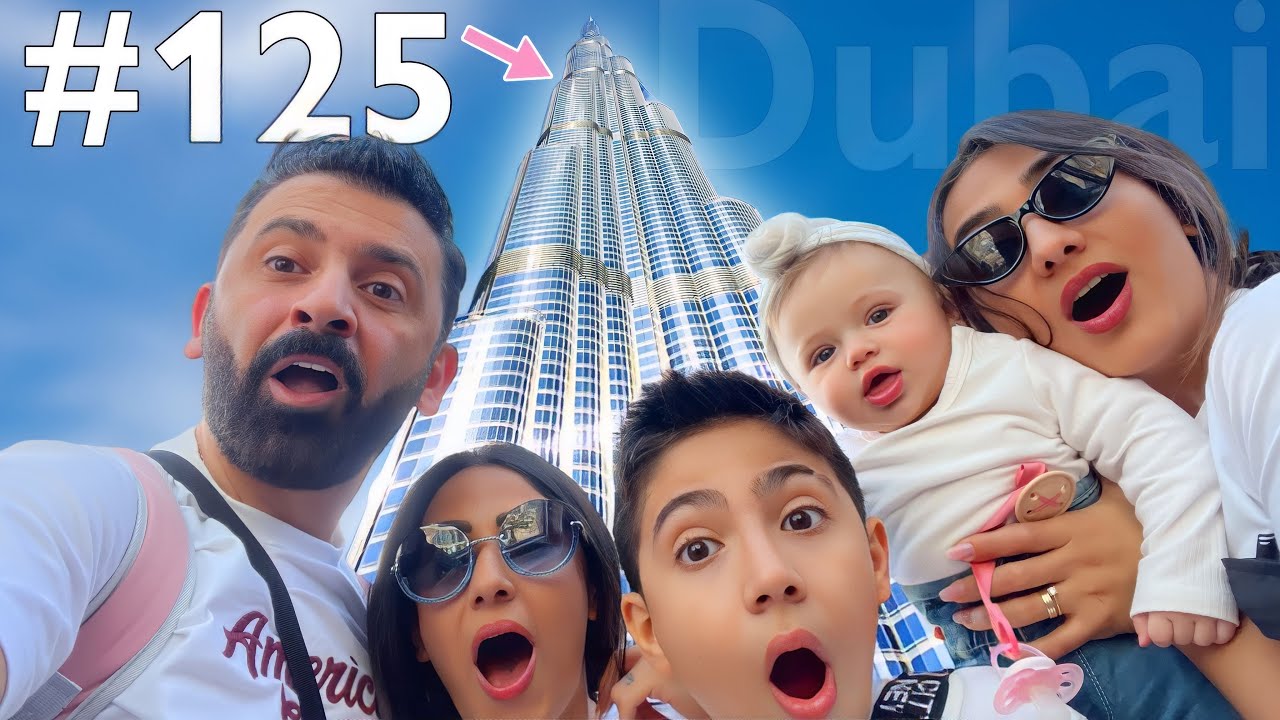 قضينا 12 ساعة في قمة برج خليفة 😱 رقم 125 !!