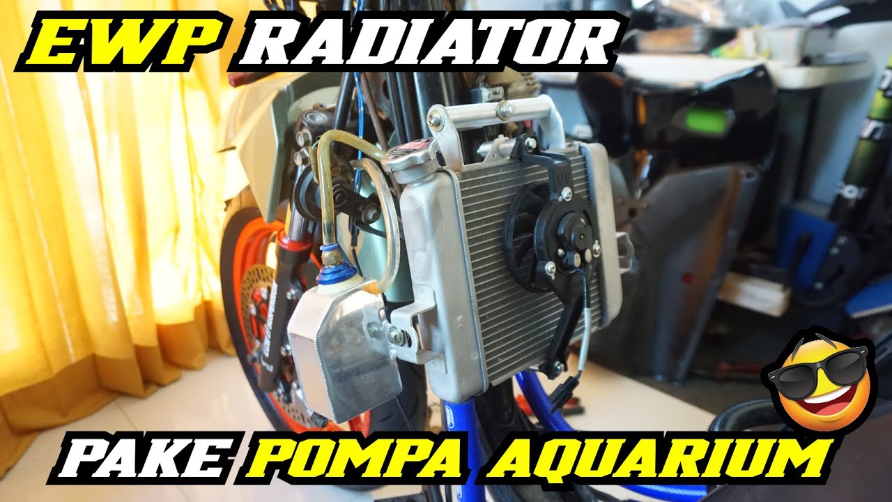 EWP RADIATOR PAKE POMPA AQUARIUM || BYPASS RADIATOR VARIO PCX NMAX #15