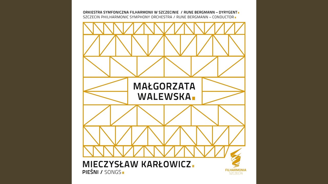 Karłowicz: Na spokojnem, ciemnem morzu, Op. 3 No. 4