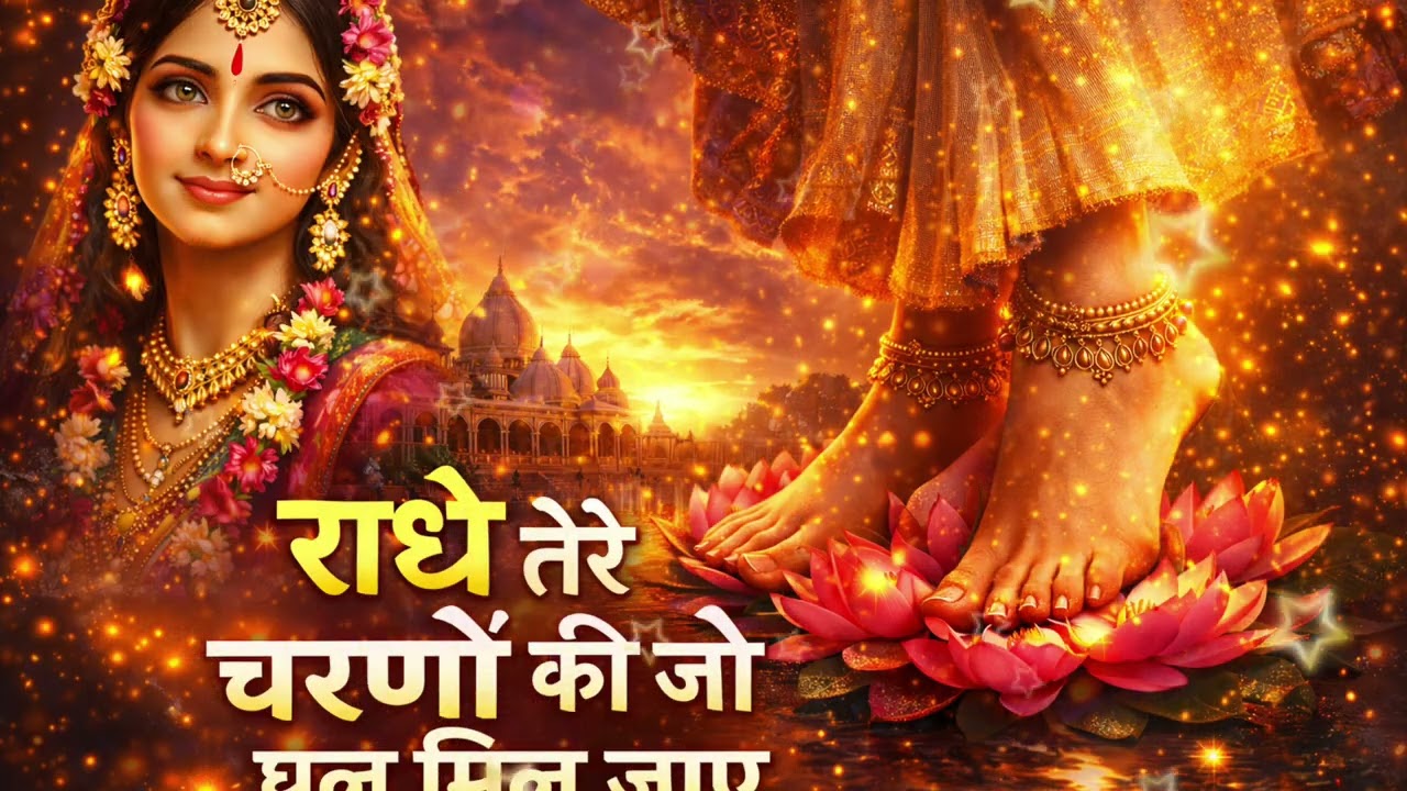 राधे तेरे चरणों की जो धूल मिल जाए 🌸 | Radhe Krishna Bhajan 2026 | Heart Touching Radha Rani Bhajan 