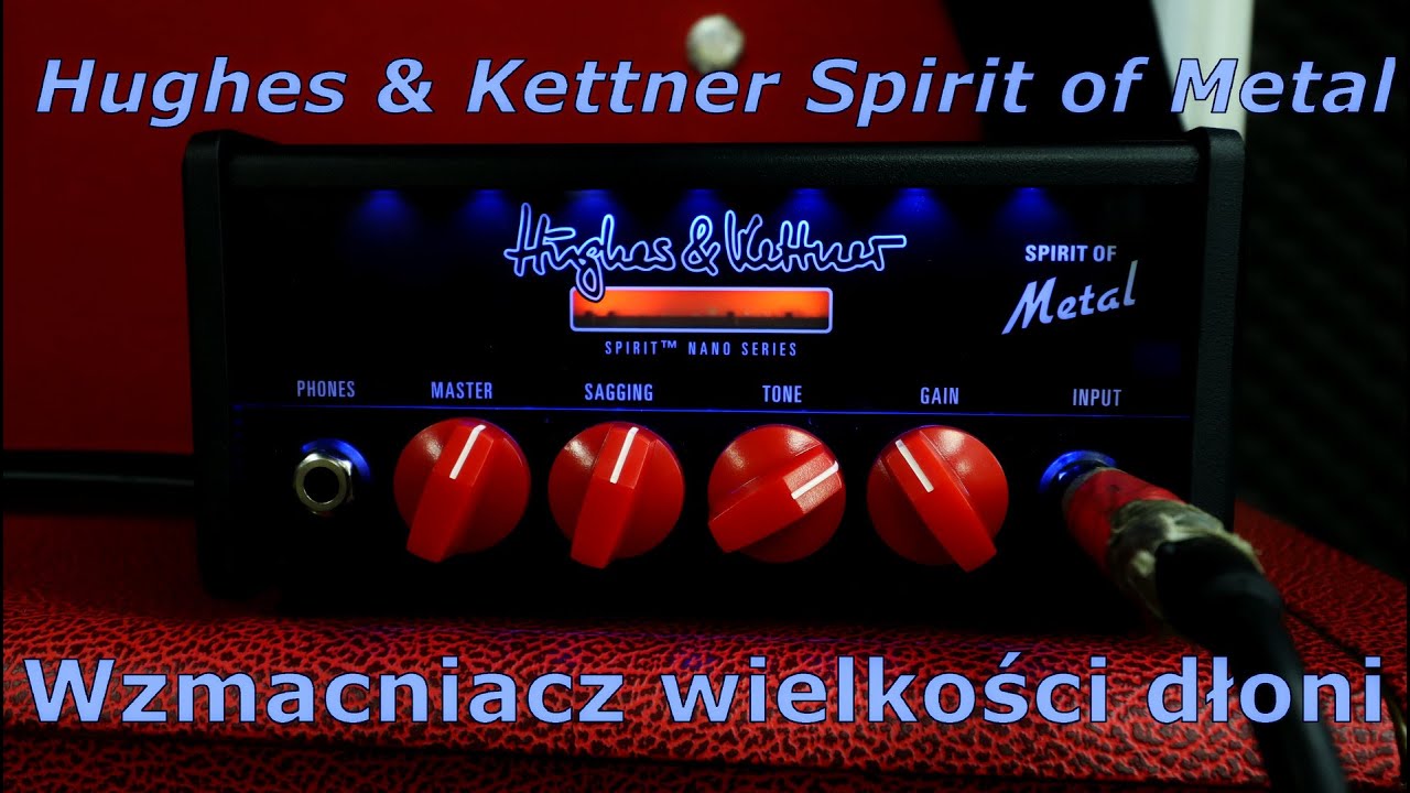 Hughes & Kettner Spirit of Metal - wzmacniacz gitarowy wielkości dłoni - FOG