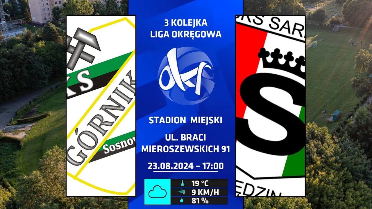 Liga Okręgowa: Górnik Sosnowiec 0:6 (0:4) Sarmacja Będzin