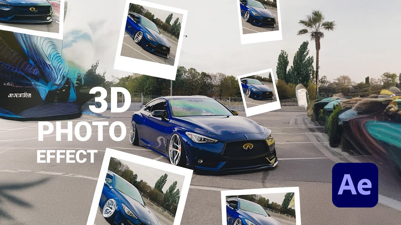 3D Фото Камера Эффект в After Effects / After Effects Tutorial