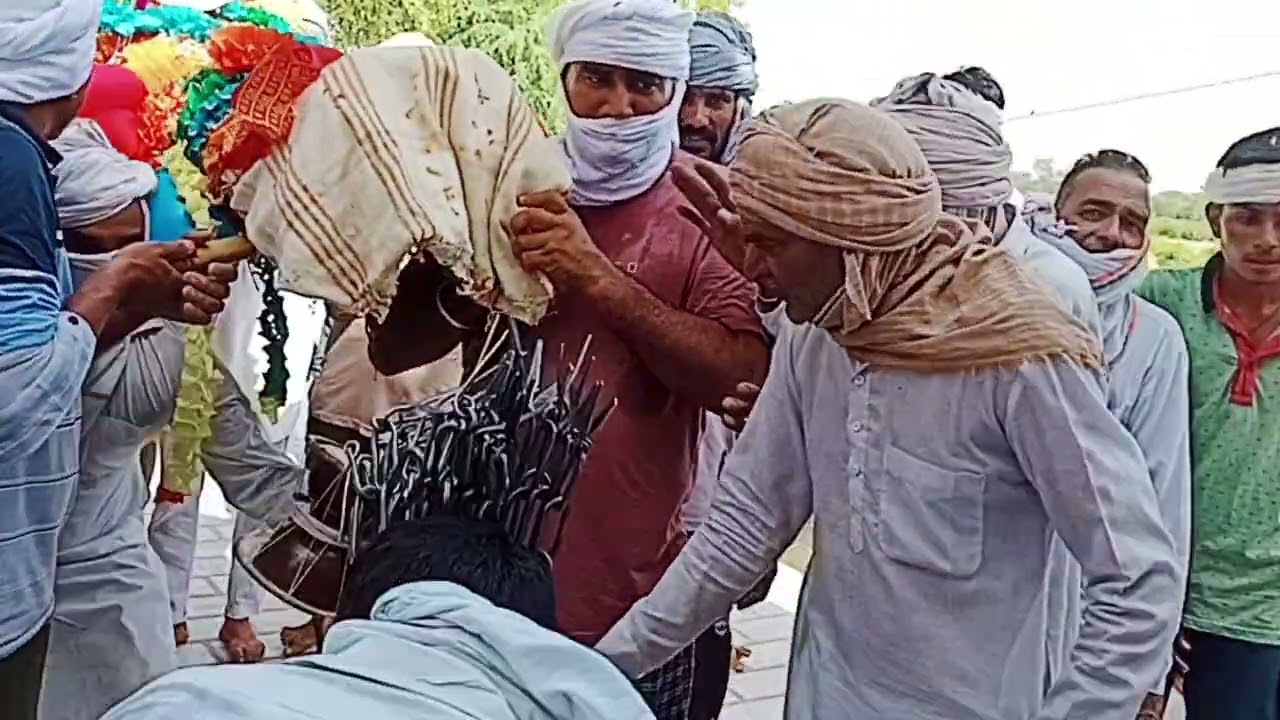 दिनाक16-6-2024/गोगाजी के भगत भानीराम जी बैनीवाल दौलतावाली की अन्तिम यात्रा की वीडियो