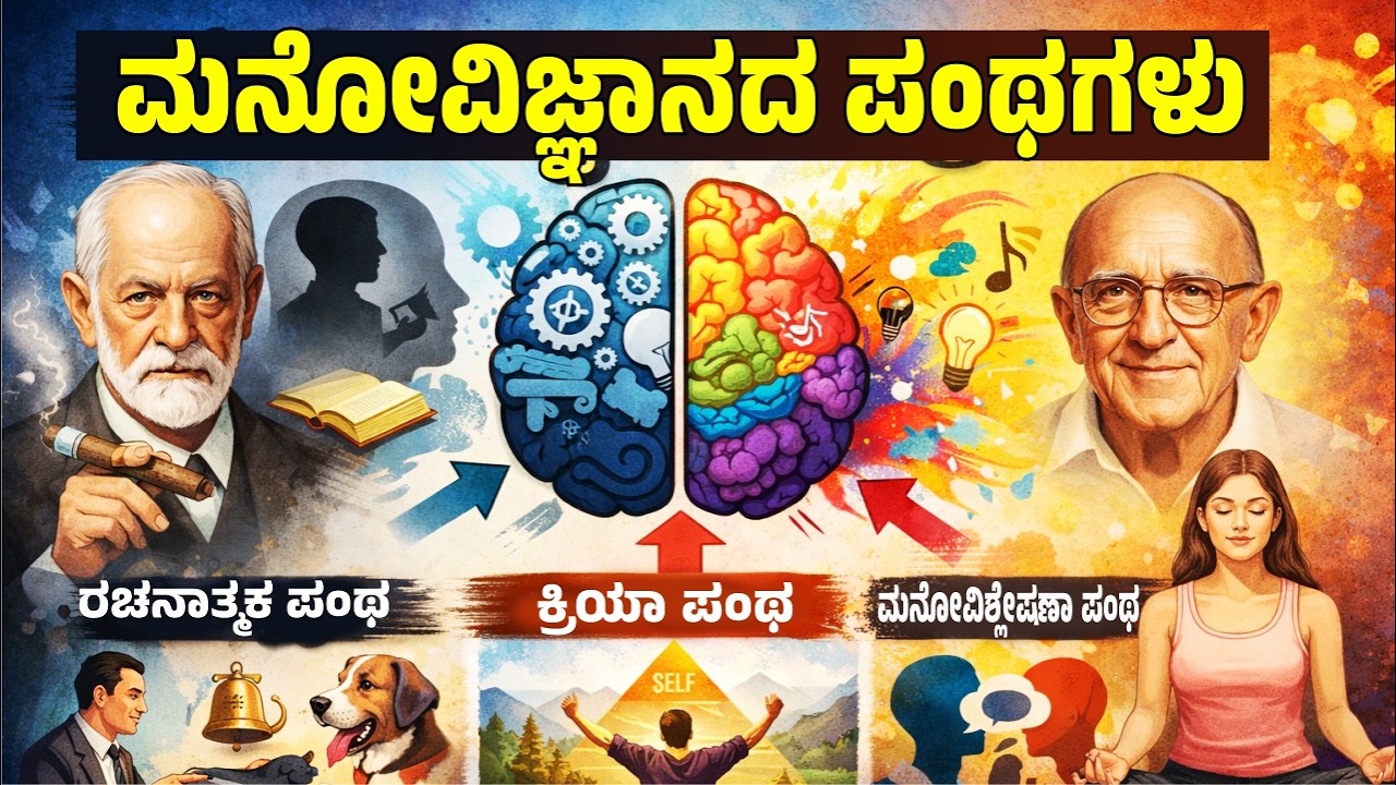Educational Psychology | 📚ಮನೋವಿಜ್ಞಾನದ ಪಂಥಗಳು  🎯 BY: Udaykumar Sir ✅