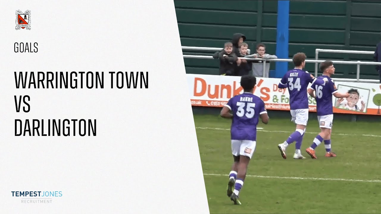 Goals: Warrington Town 2 - 3 Darlington