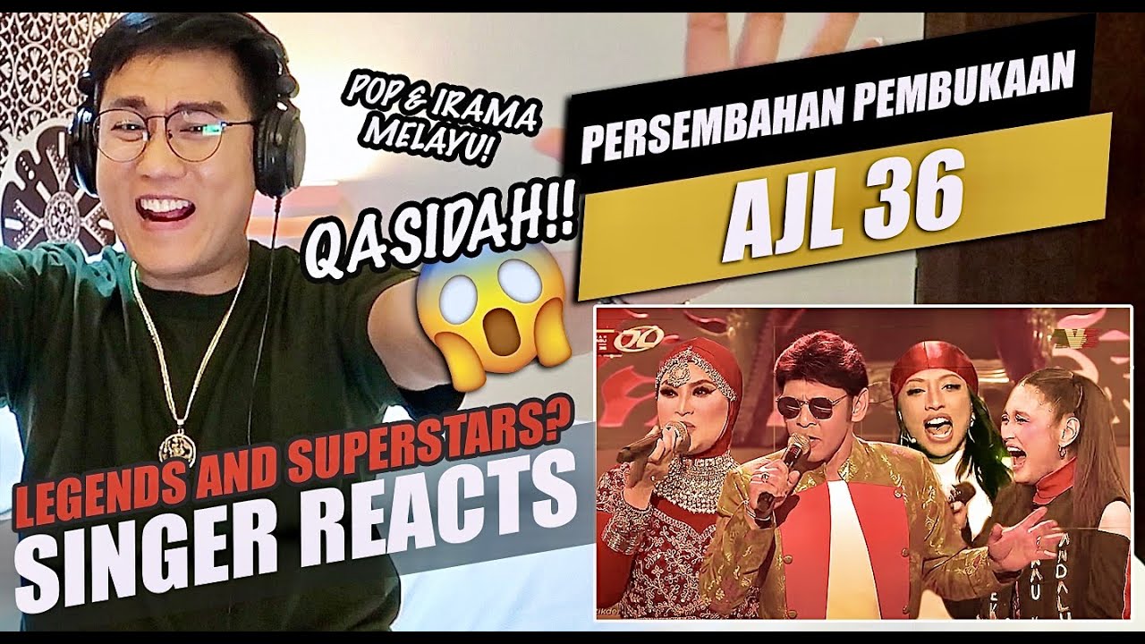 Mas Idayu, Dato' Jamal Abdillah, Ayda Jebat, Cassia  - Persembahan Pembukaan [AJL36] | REACTION