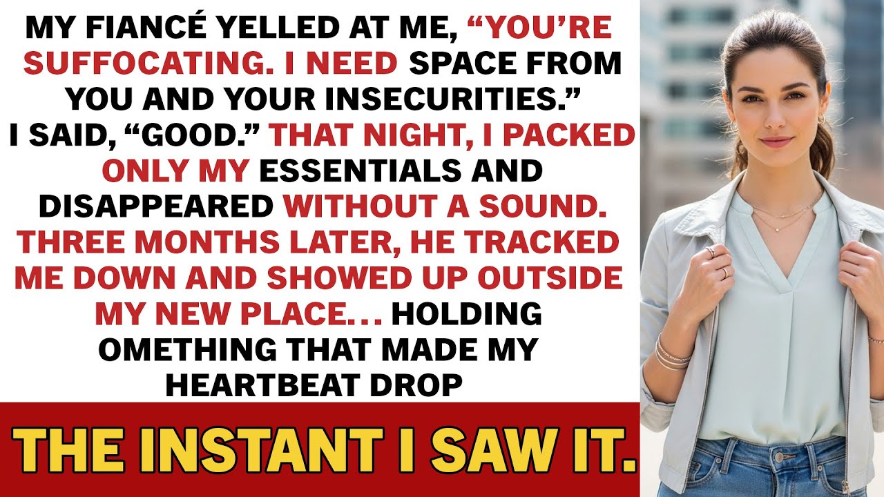 My fiancé yelled at me, 