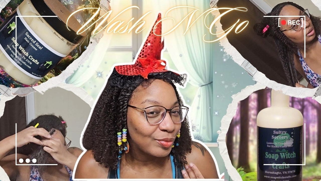 2-Product Wash N Go (No Gel!) | Soft & Moisturized Type 4 Hair