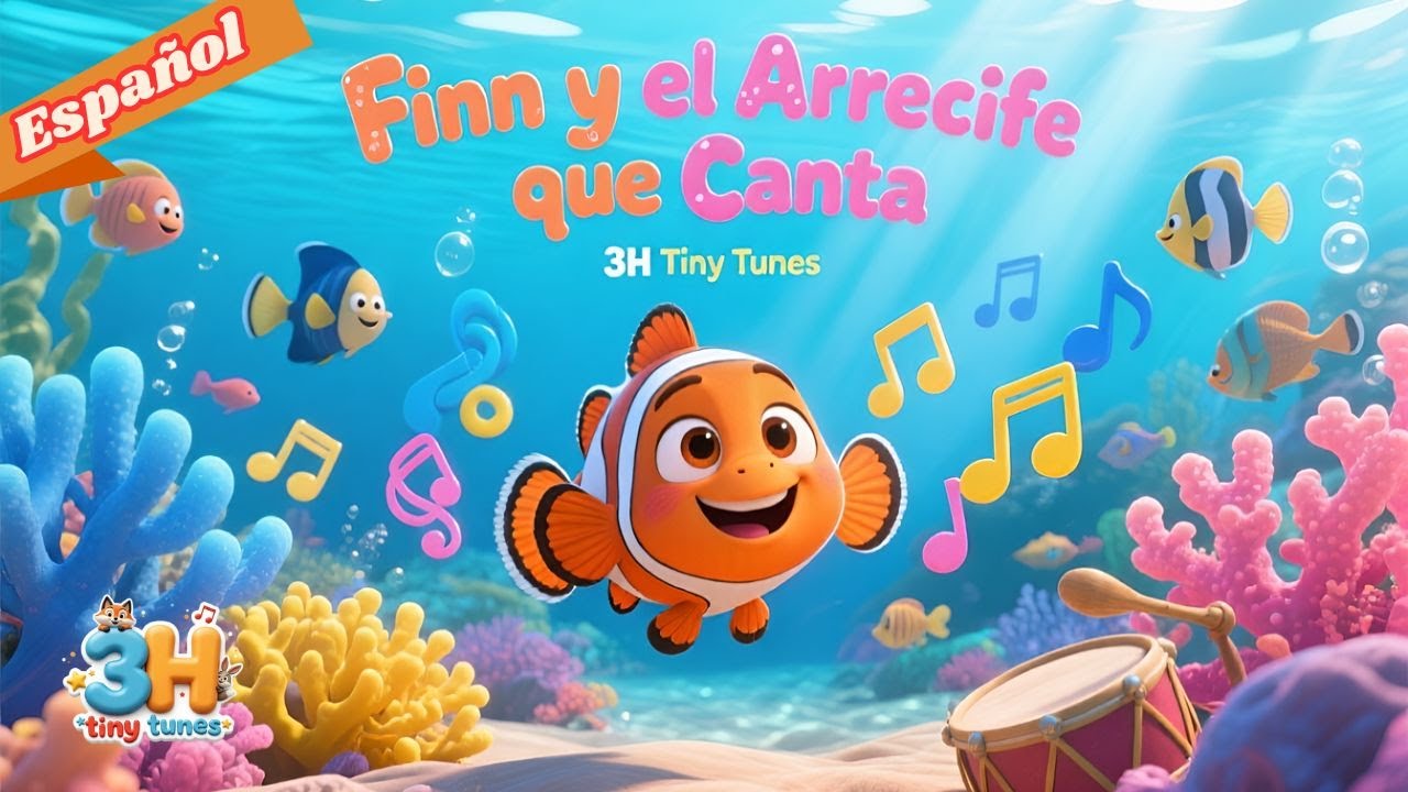 Finn y el Arrecife que Canta 🐠🎶 | Canción de Colores y Música para Niños | 3H TINY TUNES