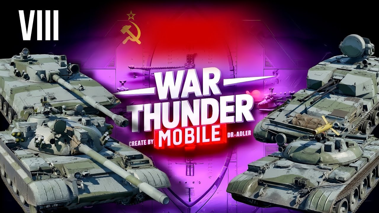 Обзор взвода СССР на 8 ранге в War Thunder Mobile (T-55АМД-1, Объект 685, ИТ-1, ЗСУ-37-2)