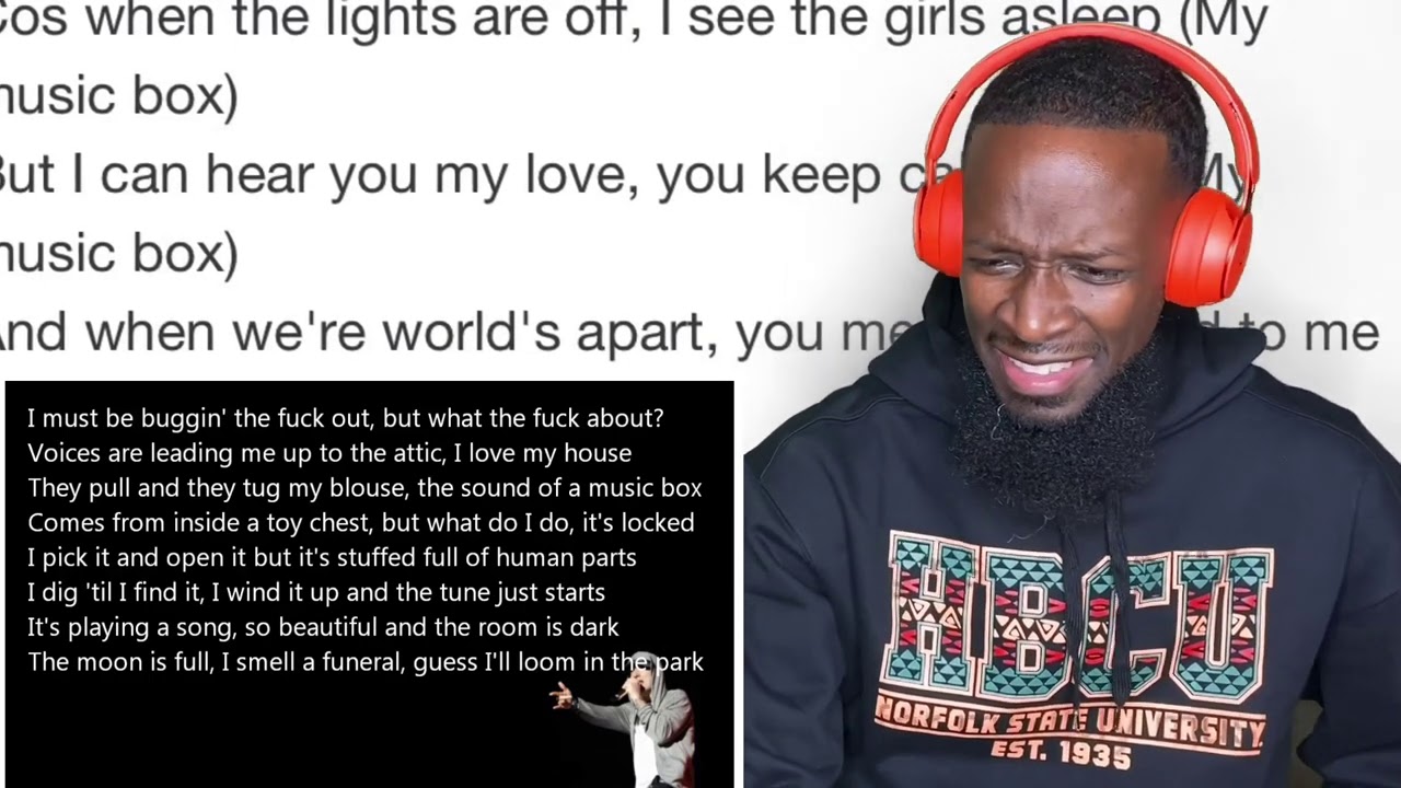 EMINEM - Music Box (Lyrics) [HD] • REACTION!!
