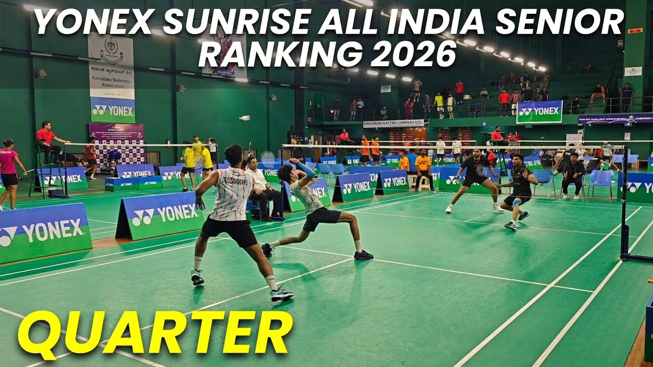 SANKAR PRASAD/KAMAL vs AMAAN/ACHUTADITYA RAO DODDAVARAPU | ALL INDIA SENIOR RANKING BADMINTON 2026