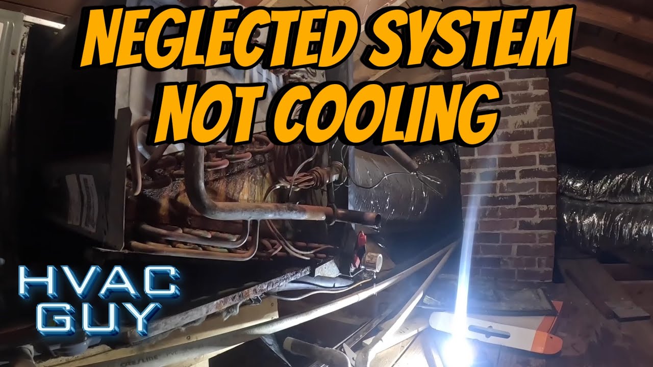 Severely Neglected Air Conditioner Stopped Cooling! #hvacguy #hvaclife #hvactrainingvideos