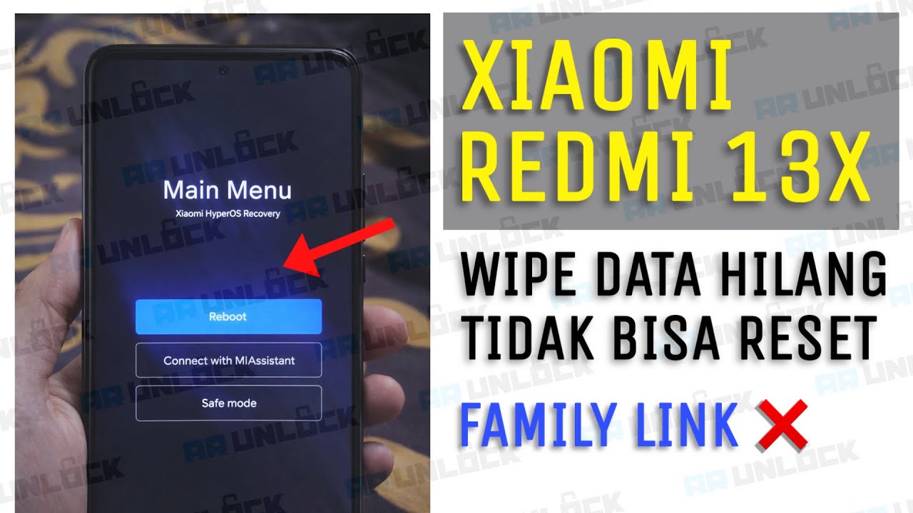 Xiaomi Redmi 13x Lupa Pola / Password | Cara Mudah Reset Tanpa Wipe Data Mi Recovery