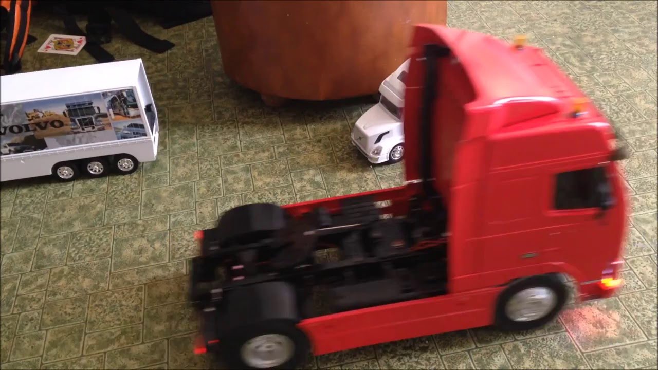 Tamiya Volvo FH12 globetrotter- test run
