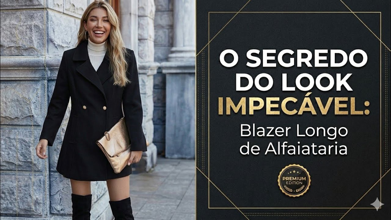 ✅️ DIY Blazer Longo de Inverno_Costura passo a passo para iniciantes Gisleide Novelo