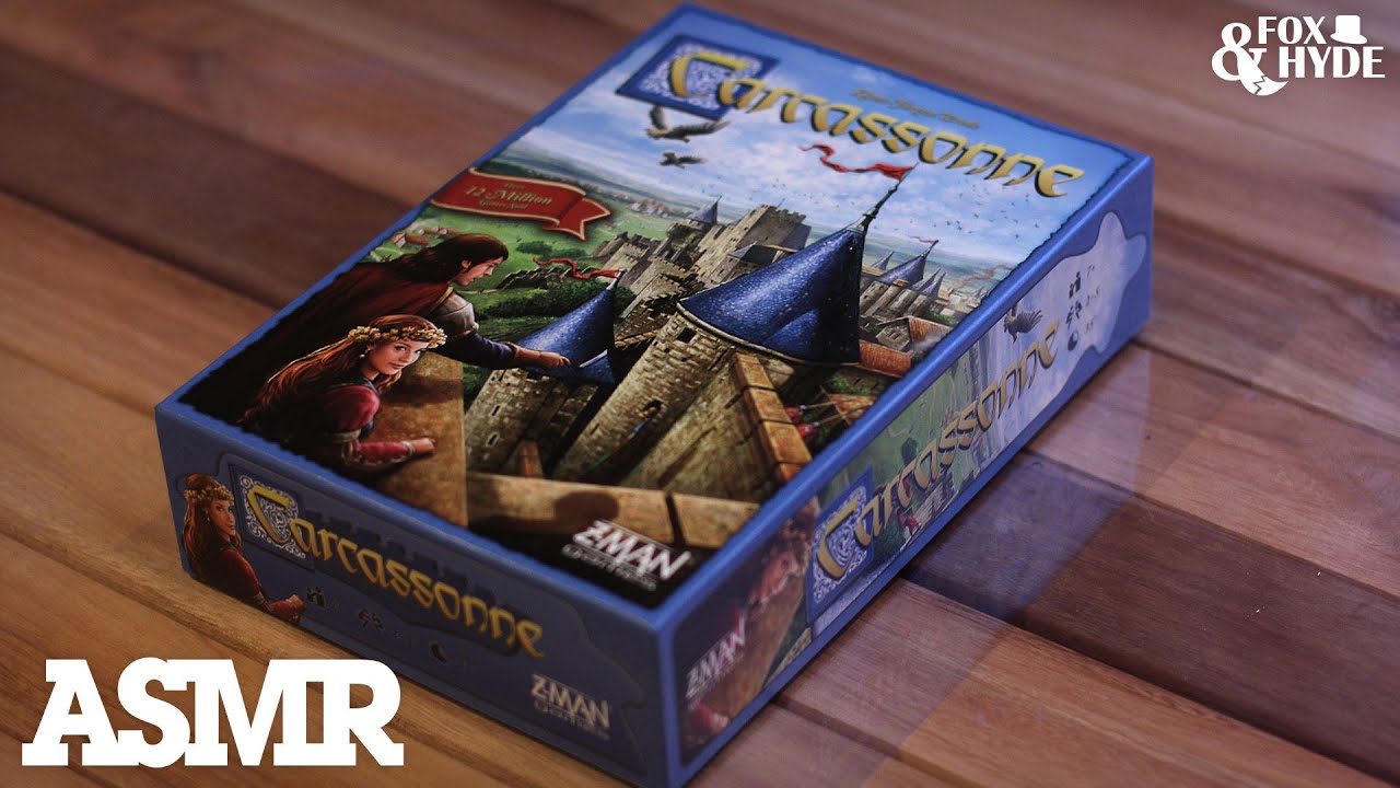ASMR Board Game Carcassonne Unboxing From Z Man Games