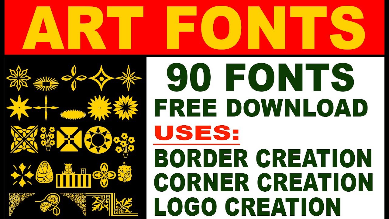 art fonts free download