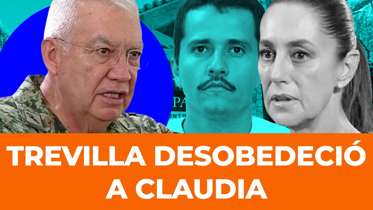 ¡EL VERDADERO JEFE! El General Trevilla le quita el control del Ejército a Sheinbaum