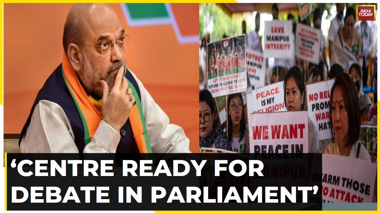 Massive Uproar In Parliament During HM Amit Shah's Speech, Urges Opposition To Let Discussion Happen