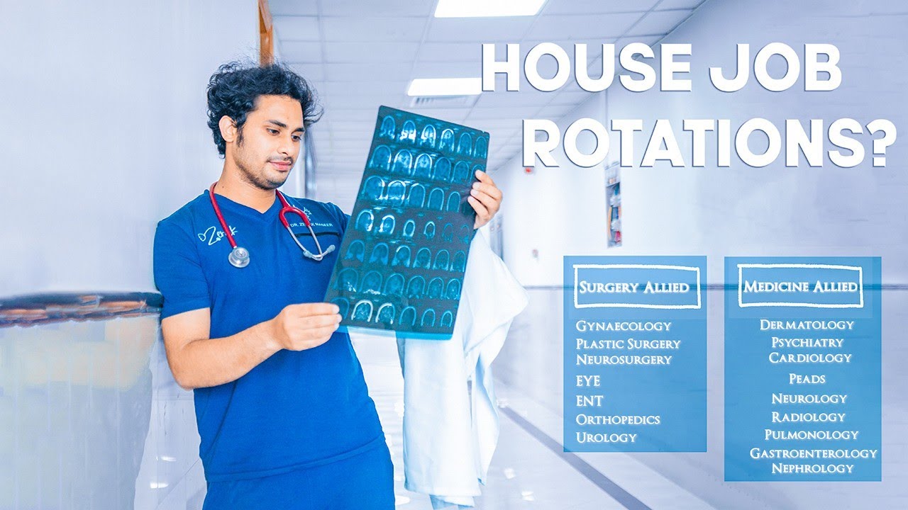 Which House Job/Internship Rotations to choose  -  House Job in Pakistan