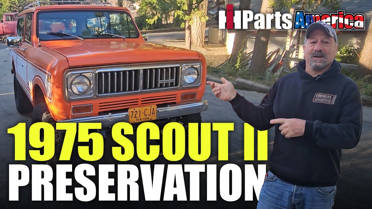 Реставрация пикапа Scout II 1975 года выпуска, выполненная Дэниелом с использованием запчастей IH...