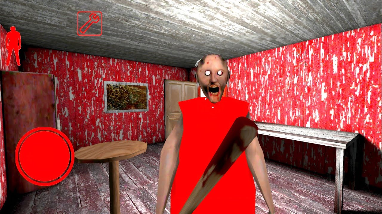 Granny Game Horror Escape Gameplay | Granny Red Mod Ep 6 